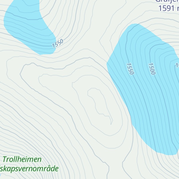 Map of Sandåfjellet