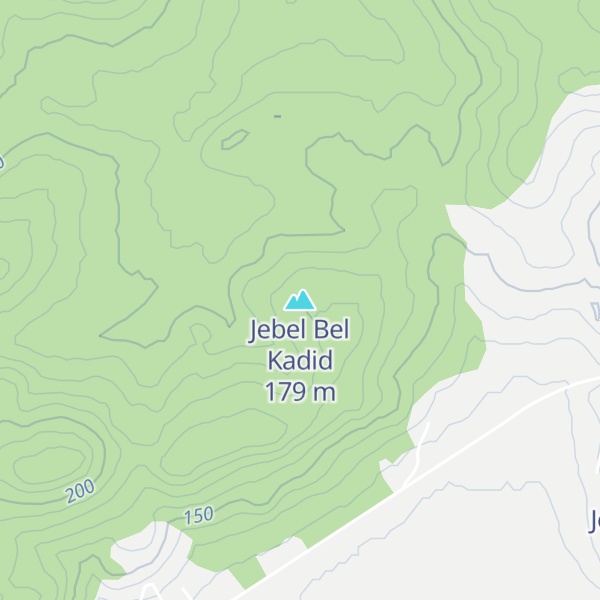 Map of Jebel Bel Kadid