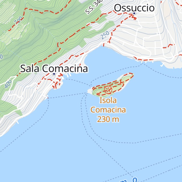 Map of Locanda Isola Comacina