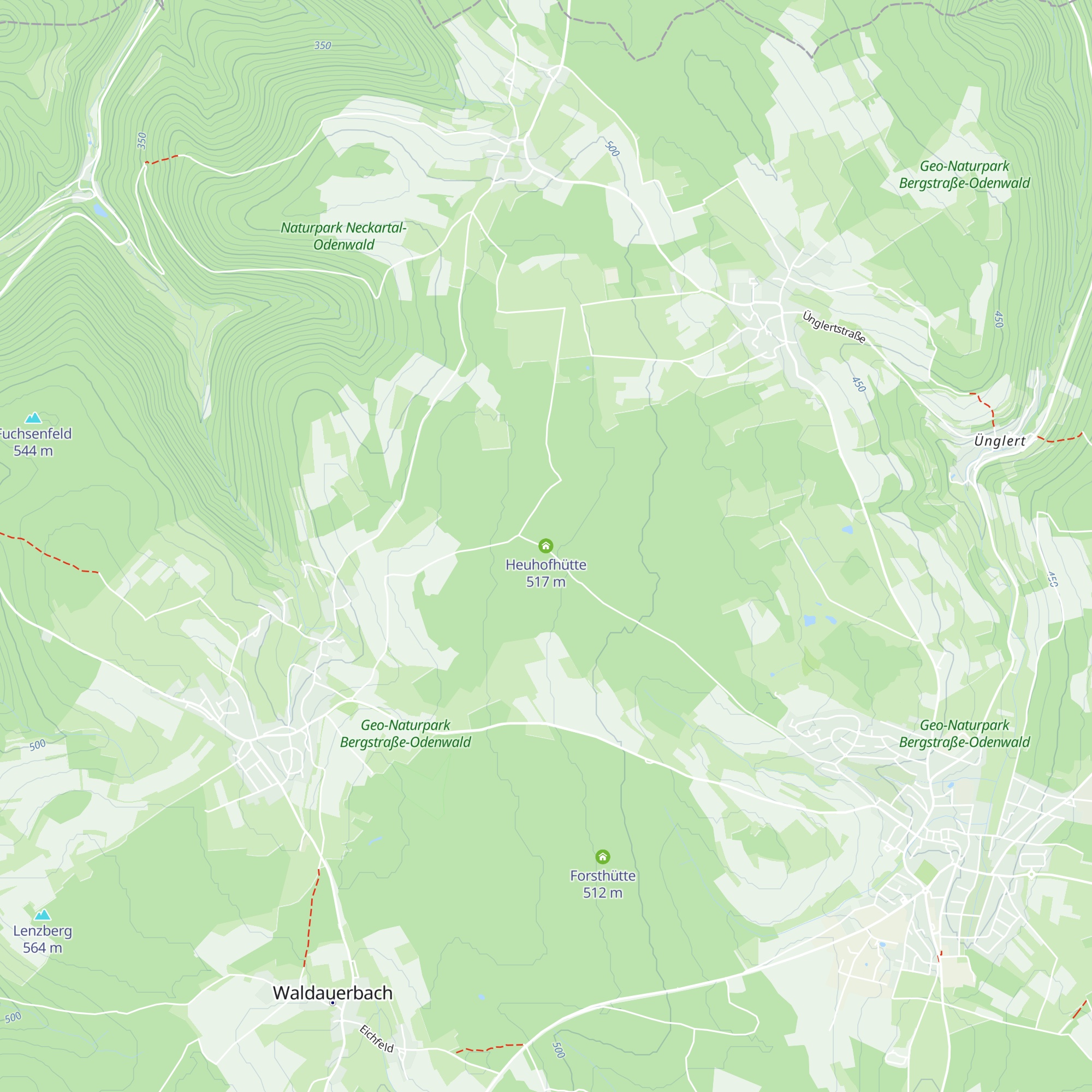 Heuhofhütte map