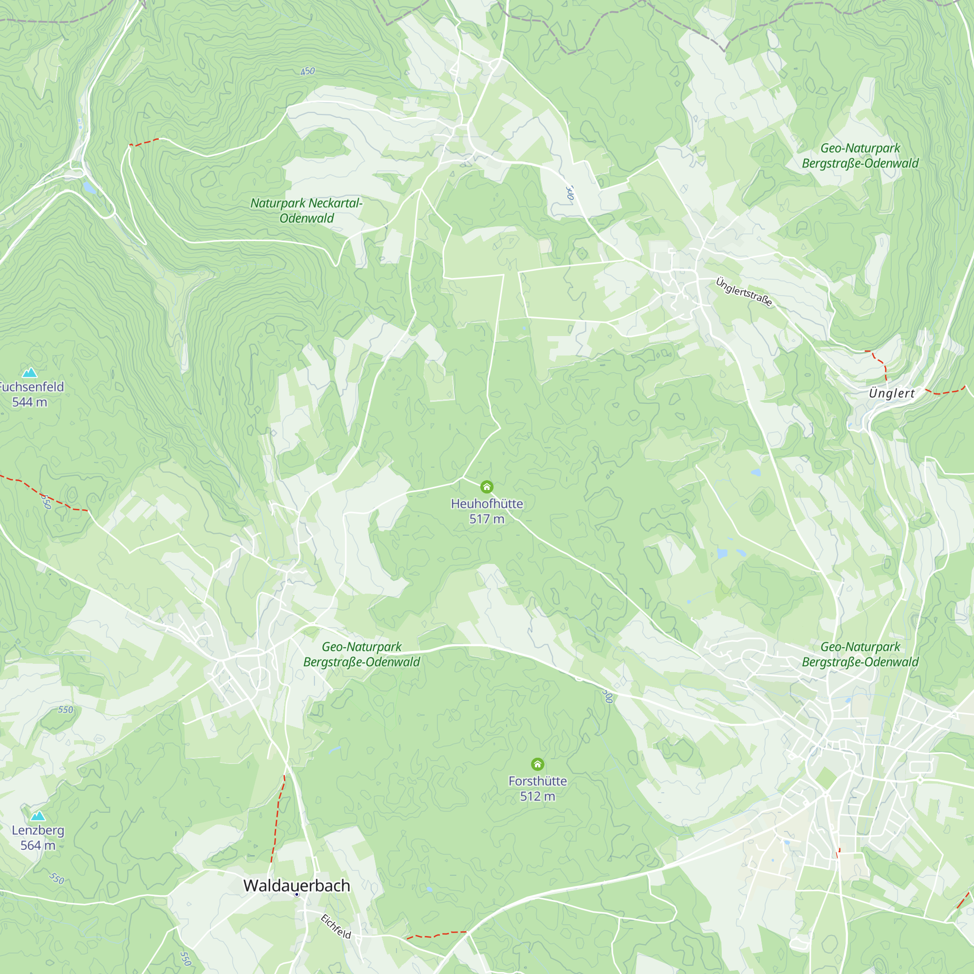 Heuhofhütte map