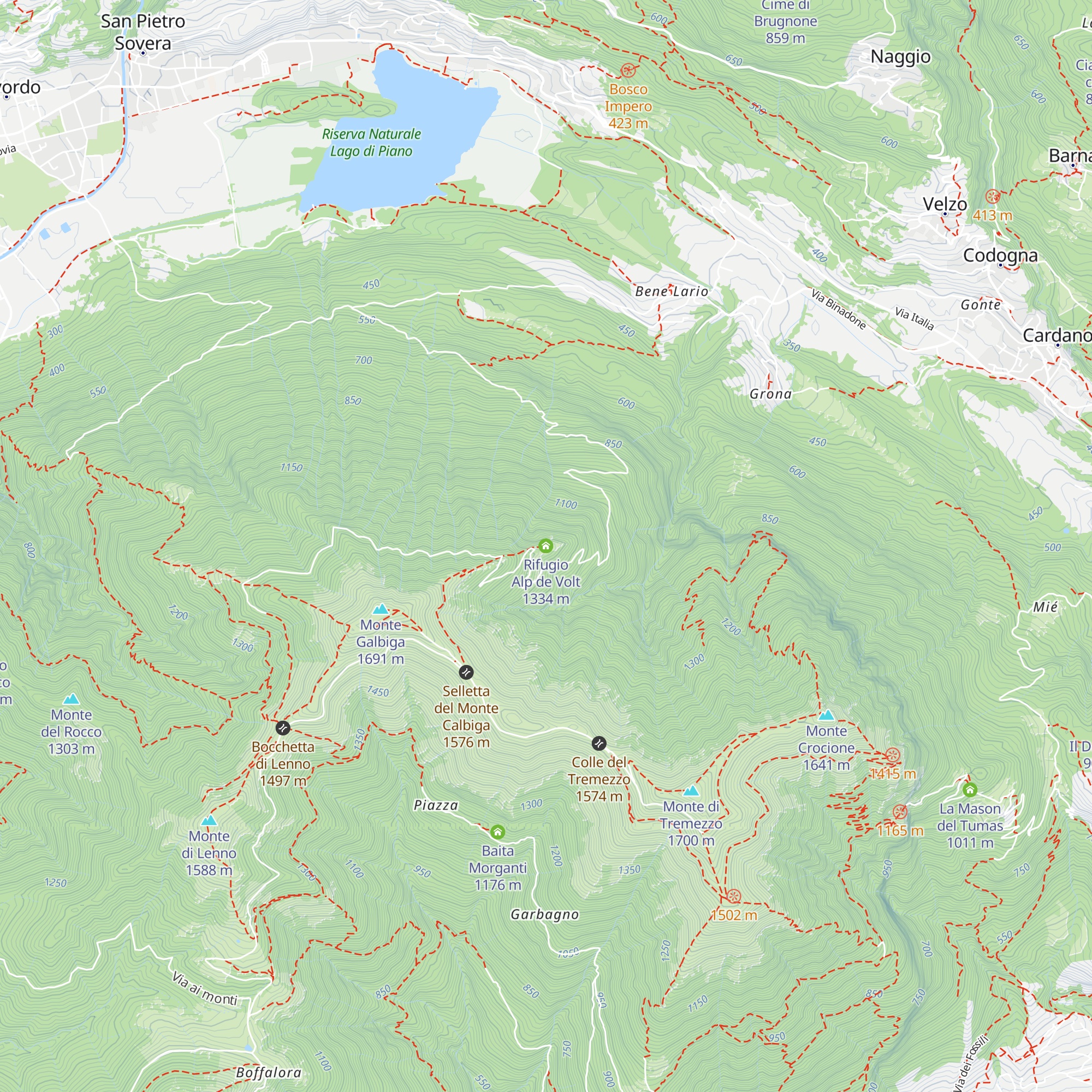 Rifugio Alp de Volt map