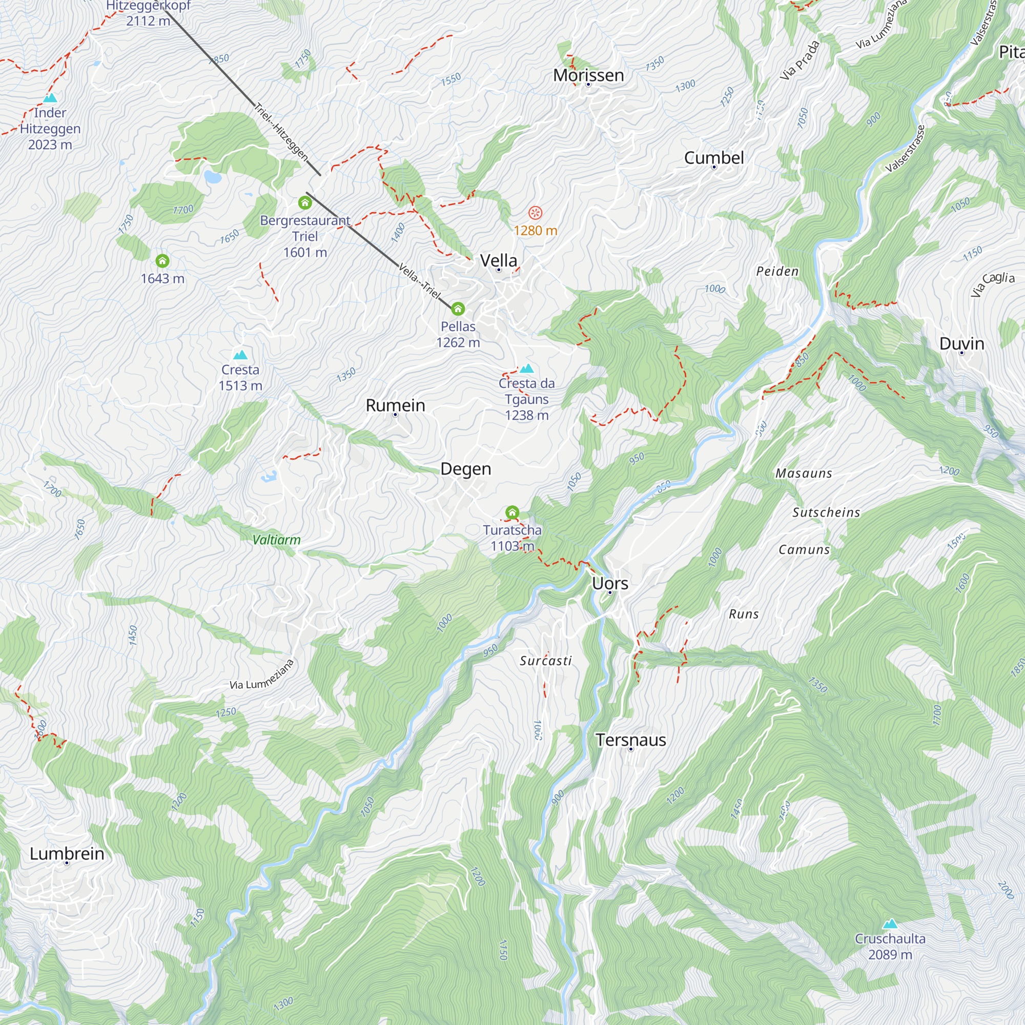 Turatscha map