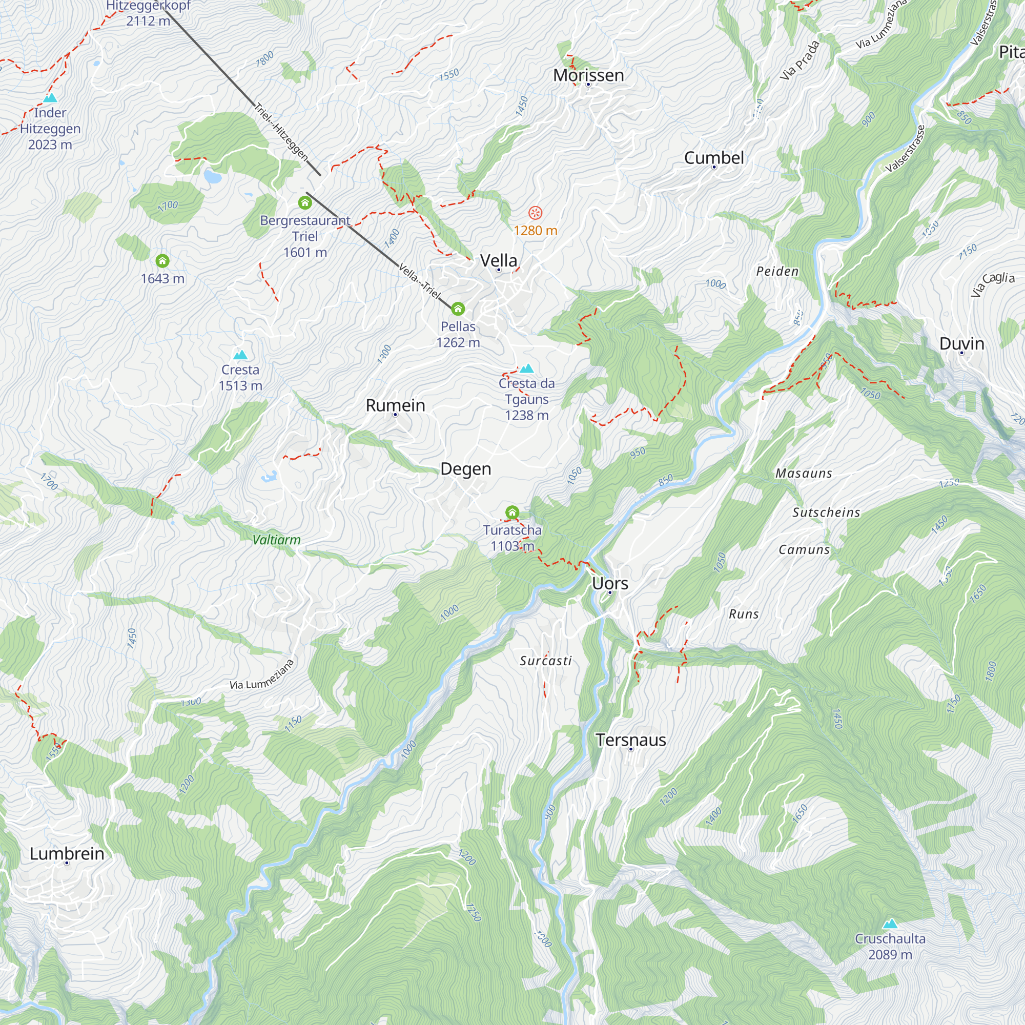Turatscha map