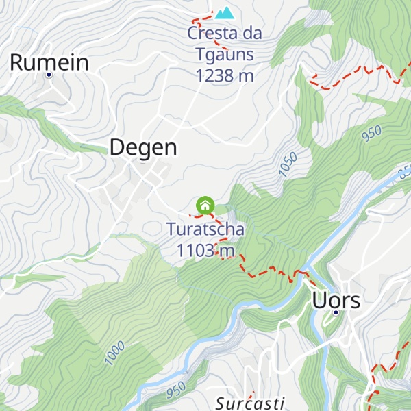 Map of Turatscha
