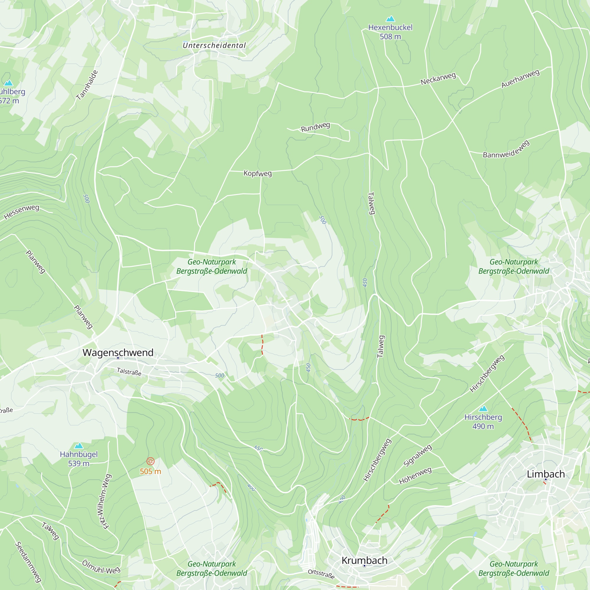 IPA Hütte map