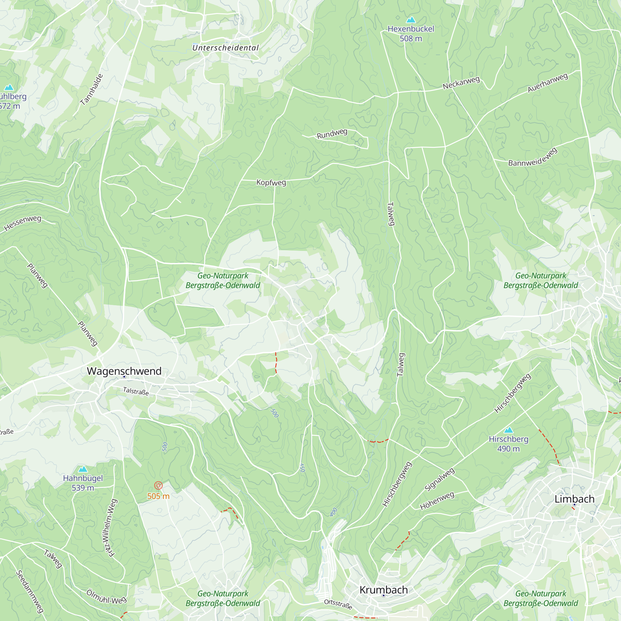 IPA Hütte map