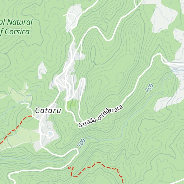 Map of Punta di u Pinzalone