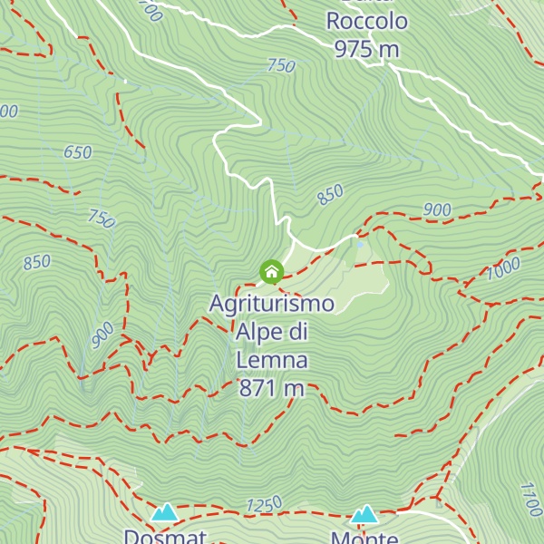 Map of Agriturismo Alpe di Lemna