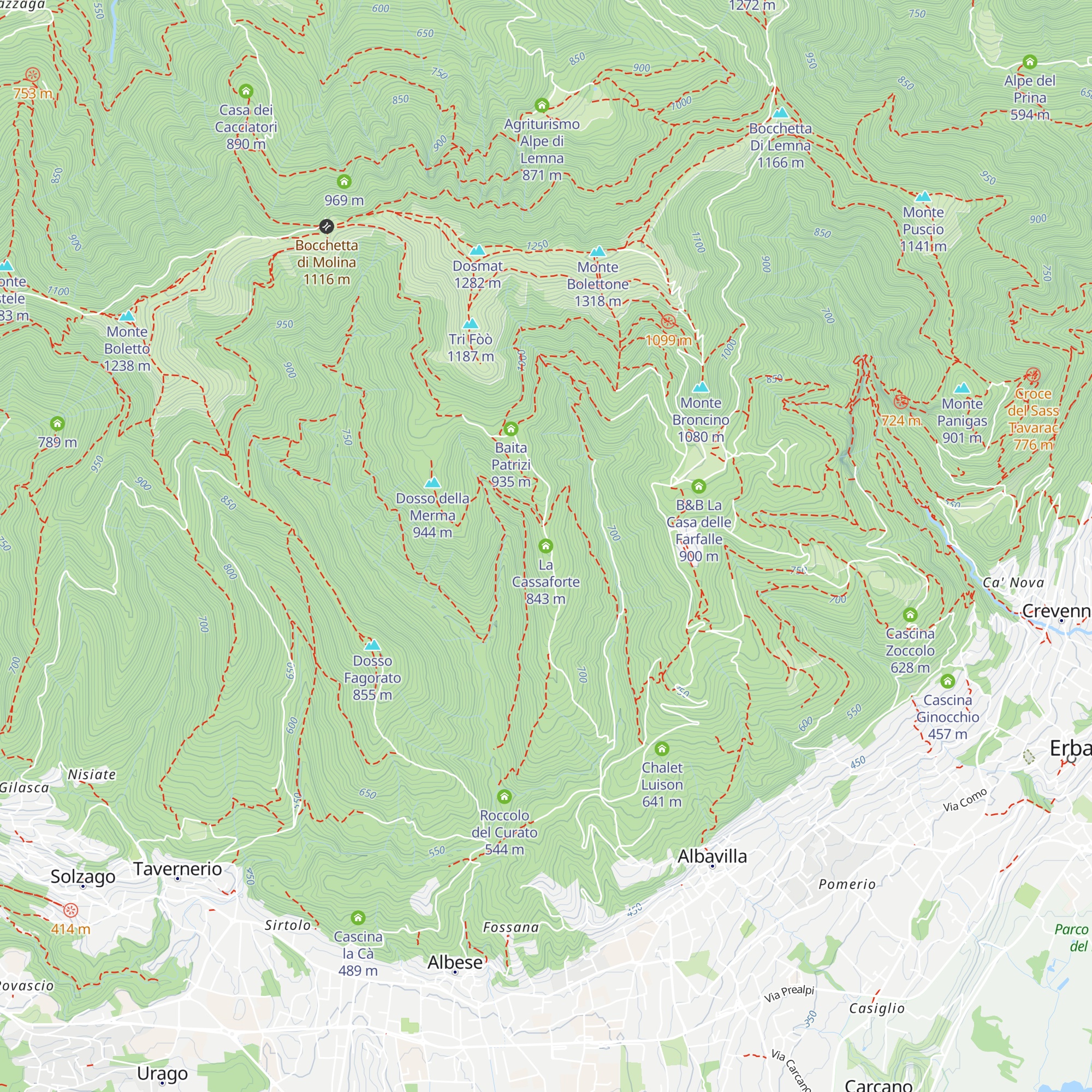 La Cassaforte map