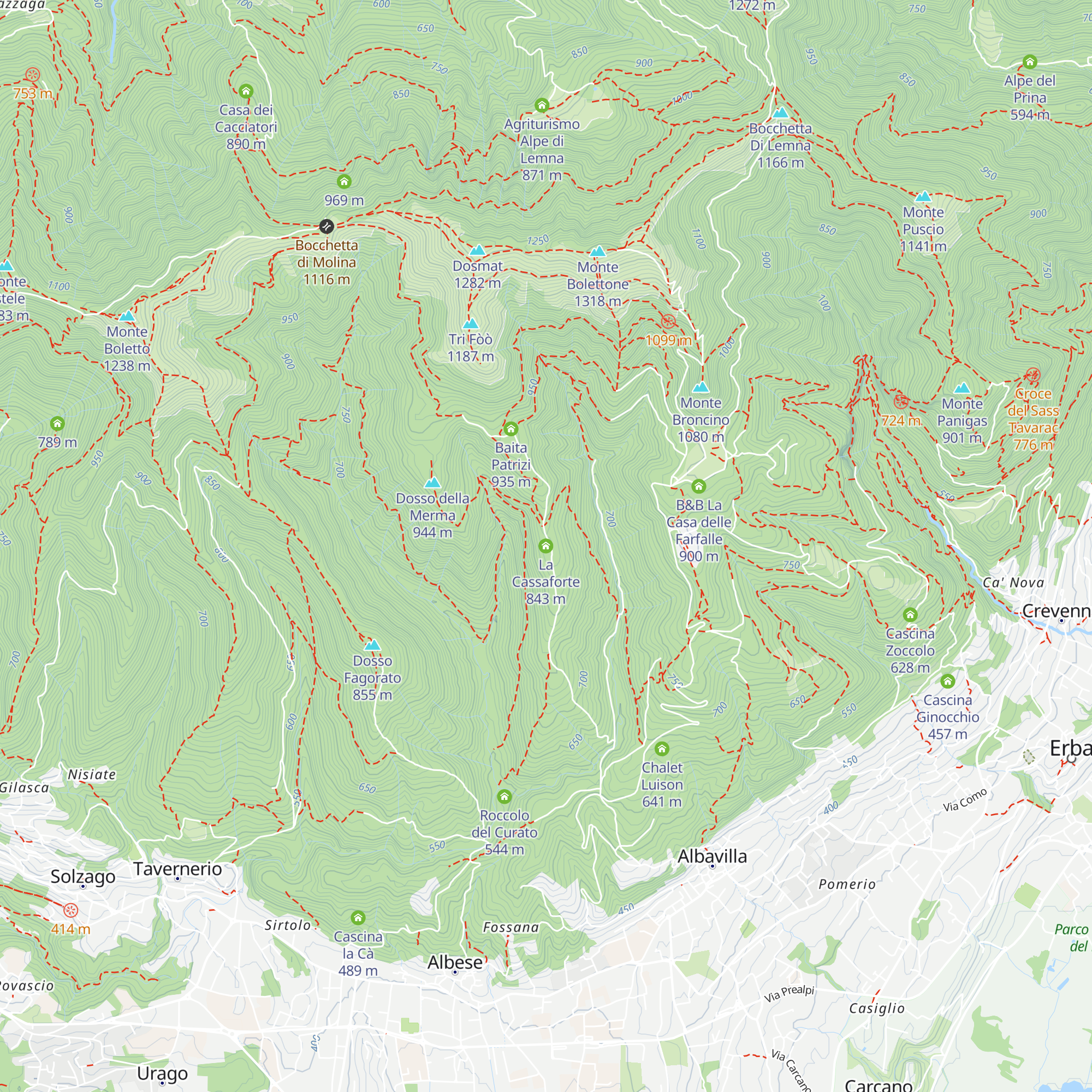 La Cassaforte map
