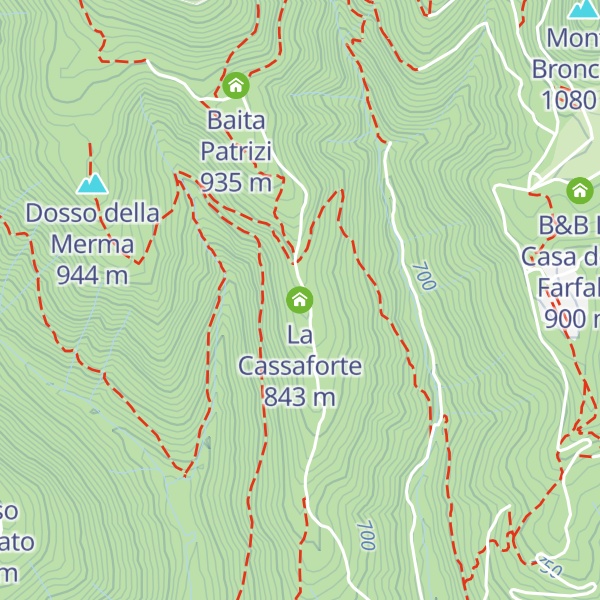 Map of La Cassaforte