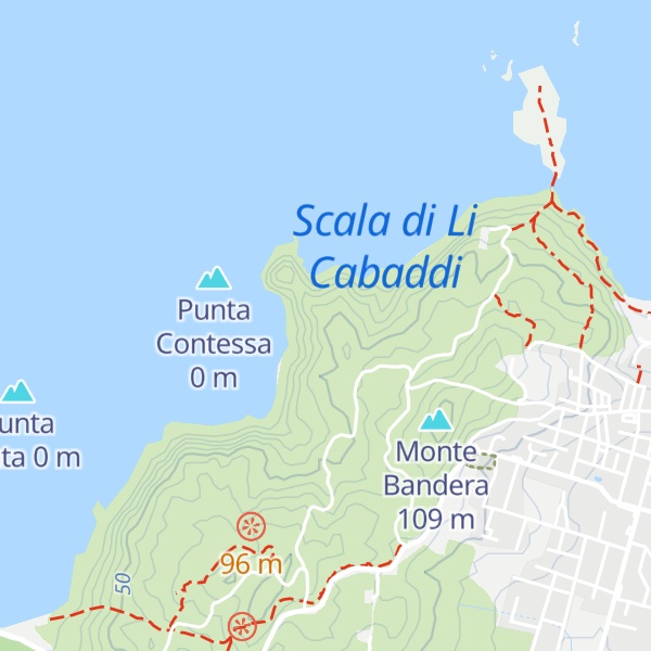 Map of Monti Rigali
