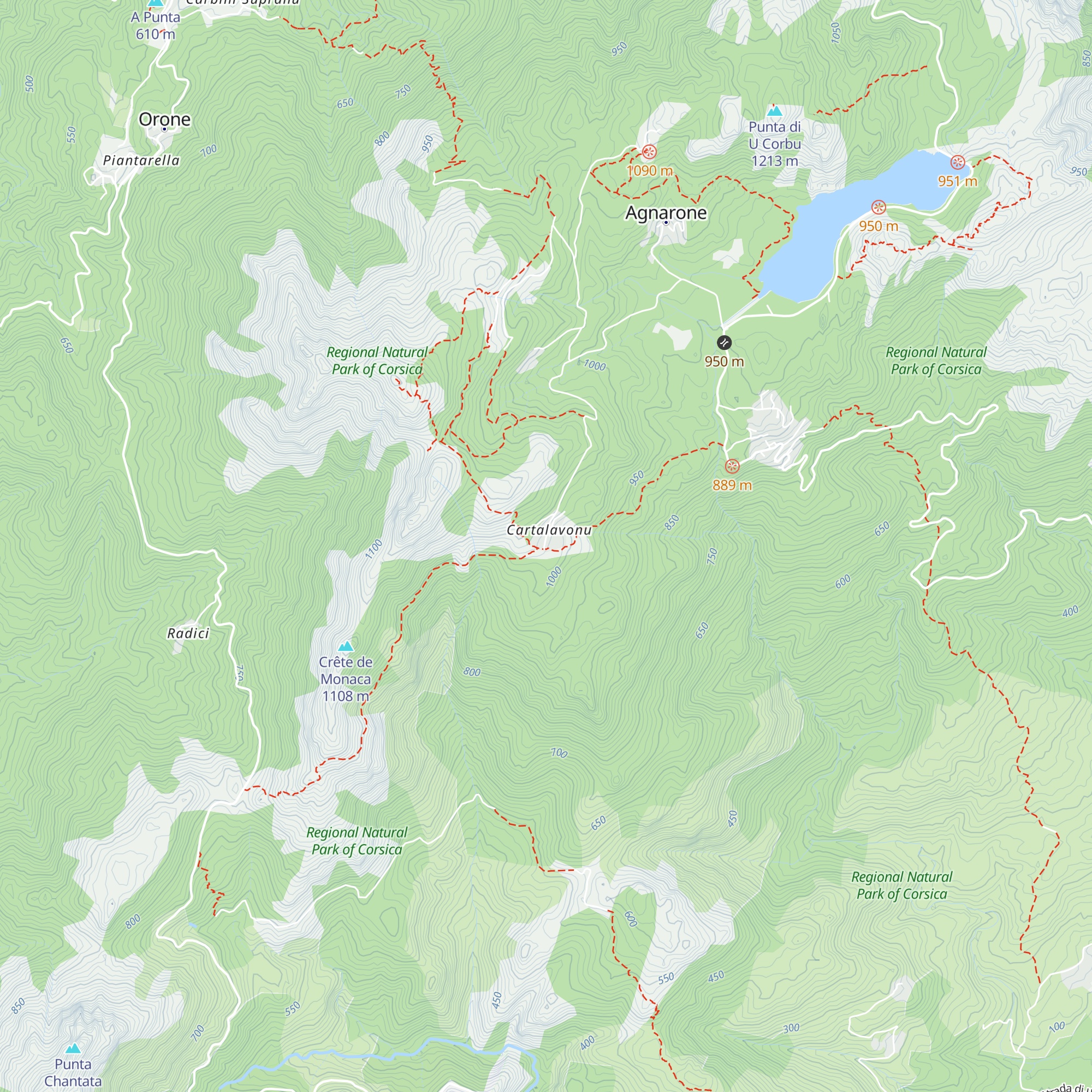 Le Refuge map