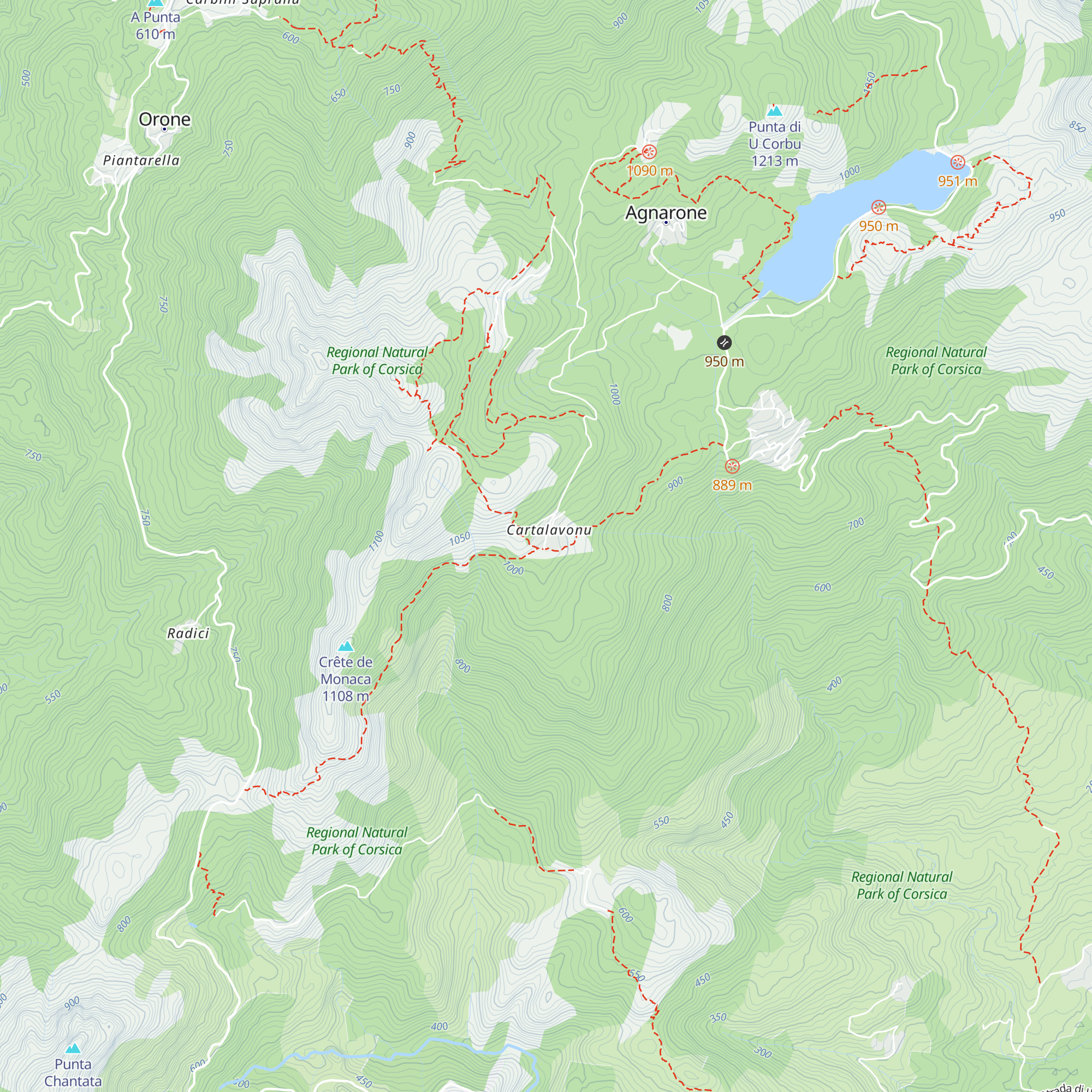 Le Refuge map