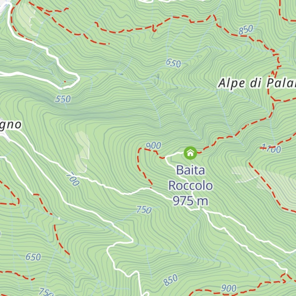 Map of Casa Alpina Panighera