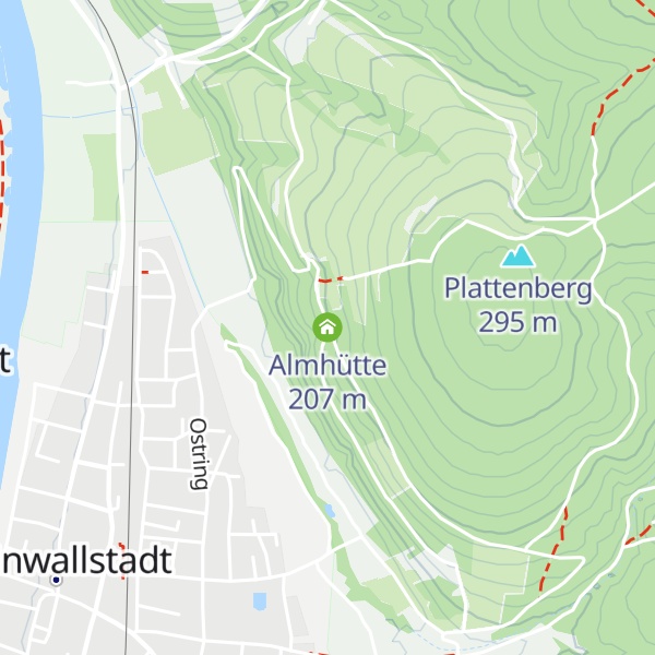 Map of Almhütte