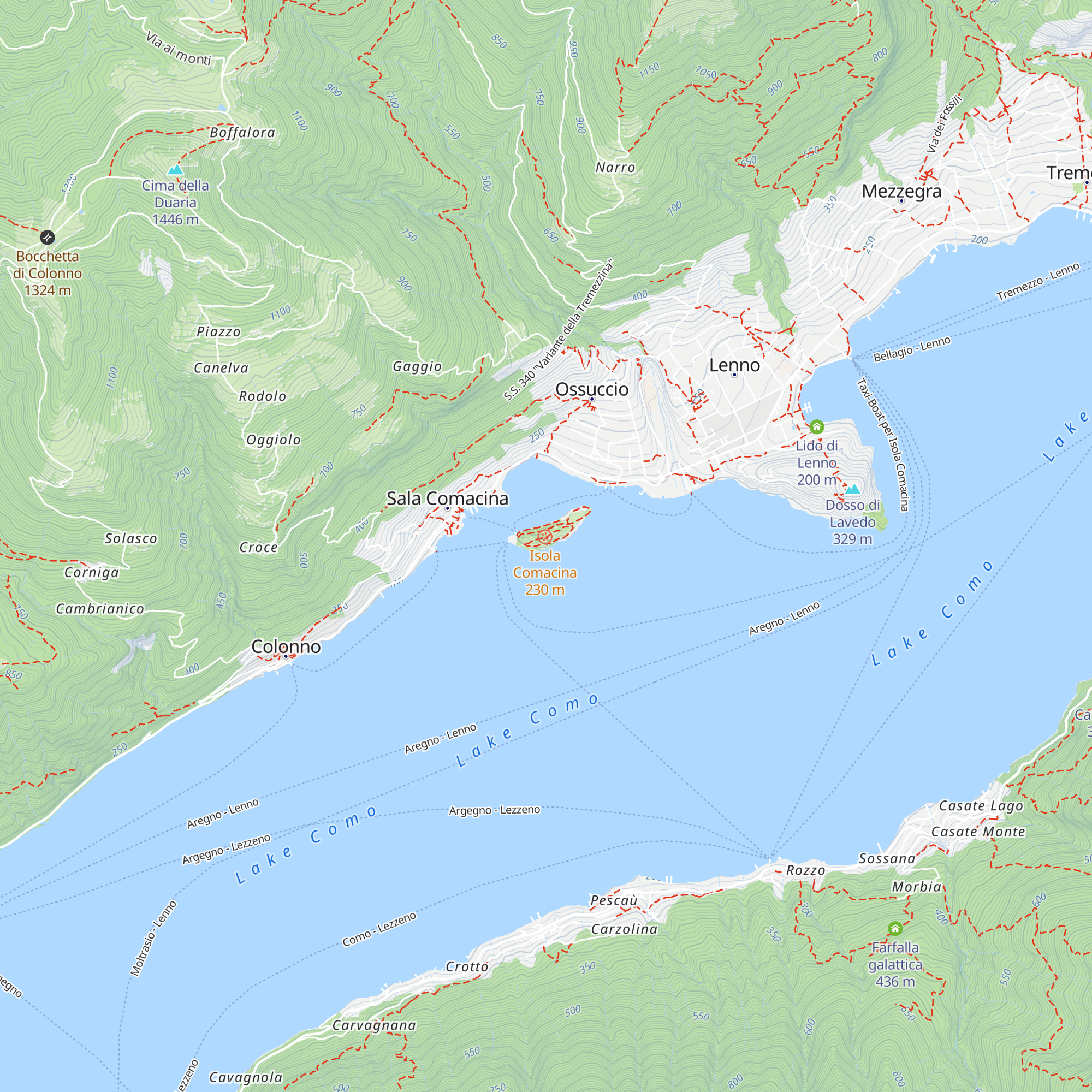 Casa A map