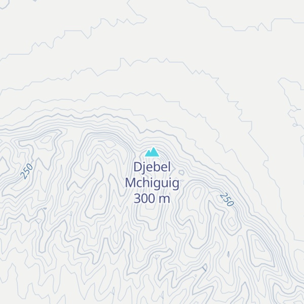 Map of Djebel Mchiguig
