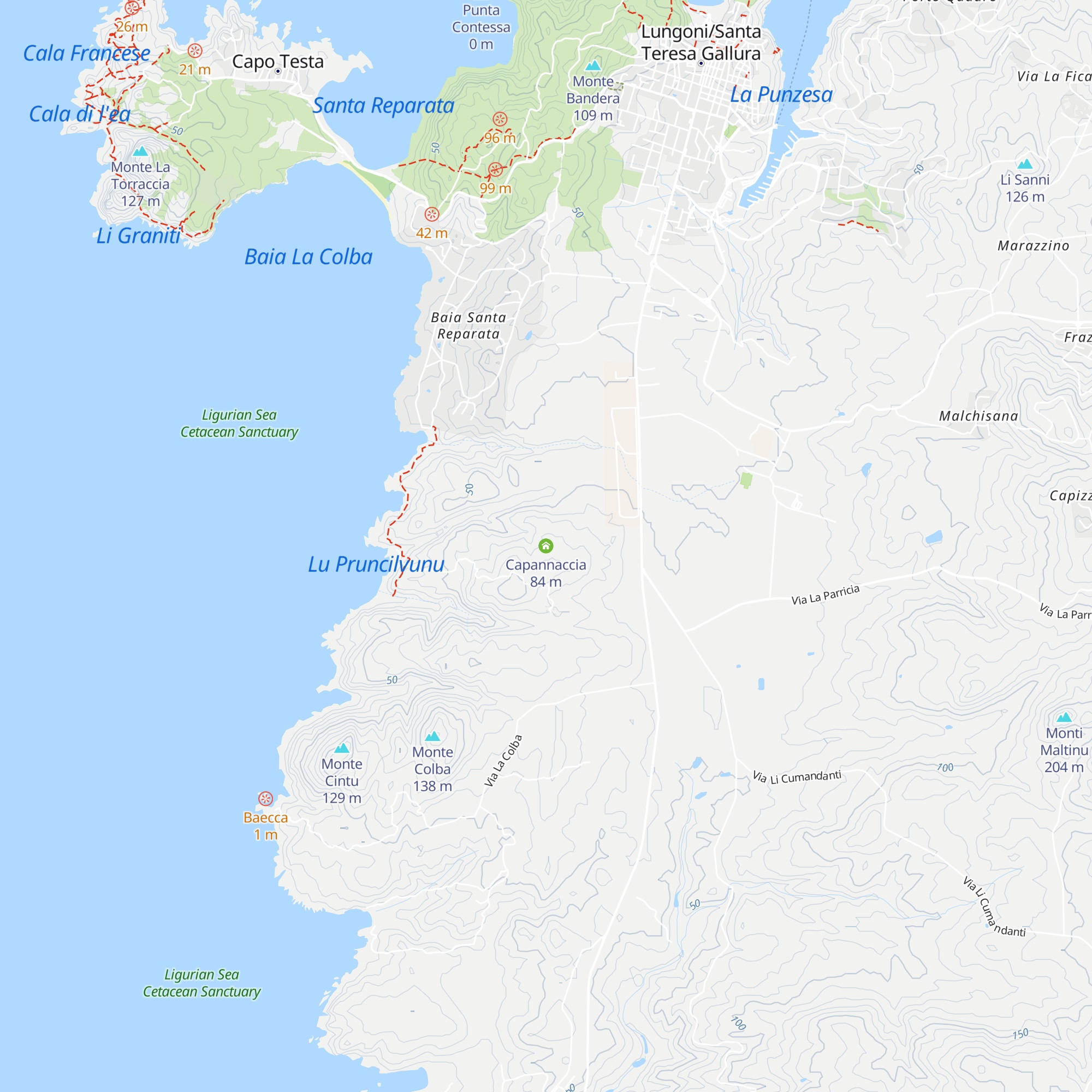 Capannaccia map