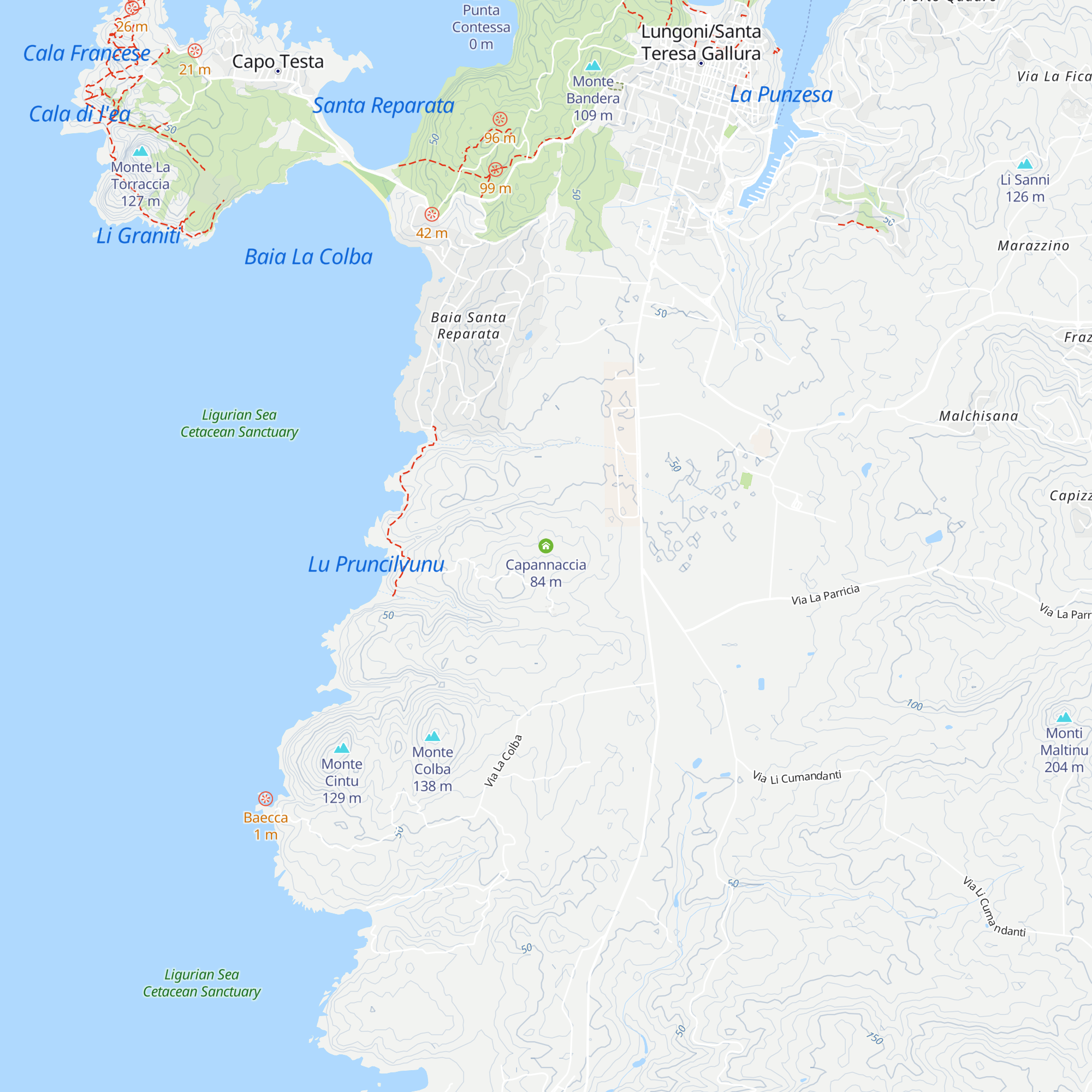 Capannaccia map