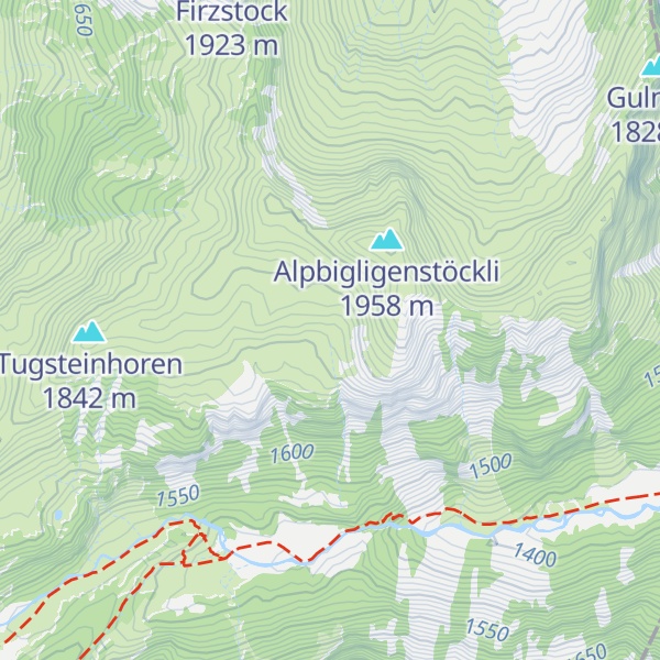 Map of Gsponlauihütte