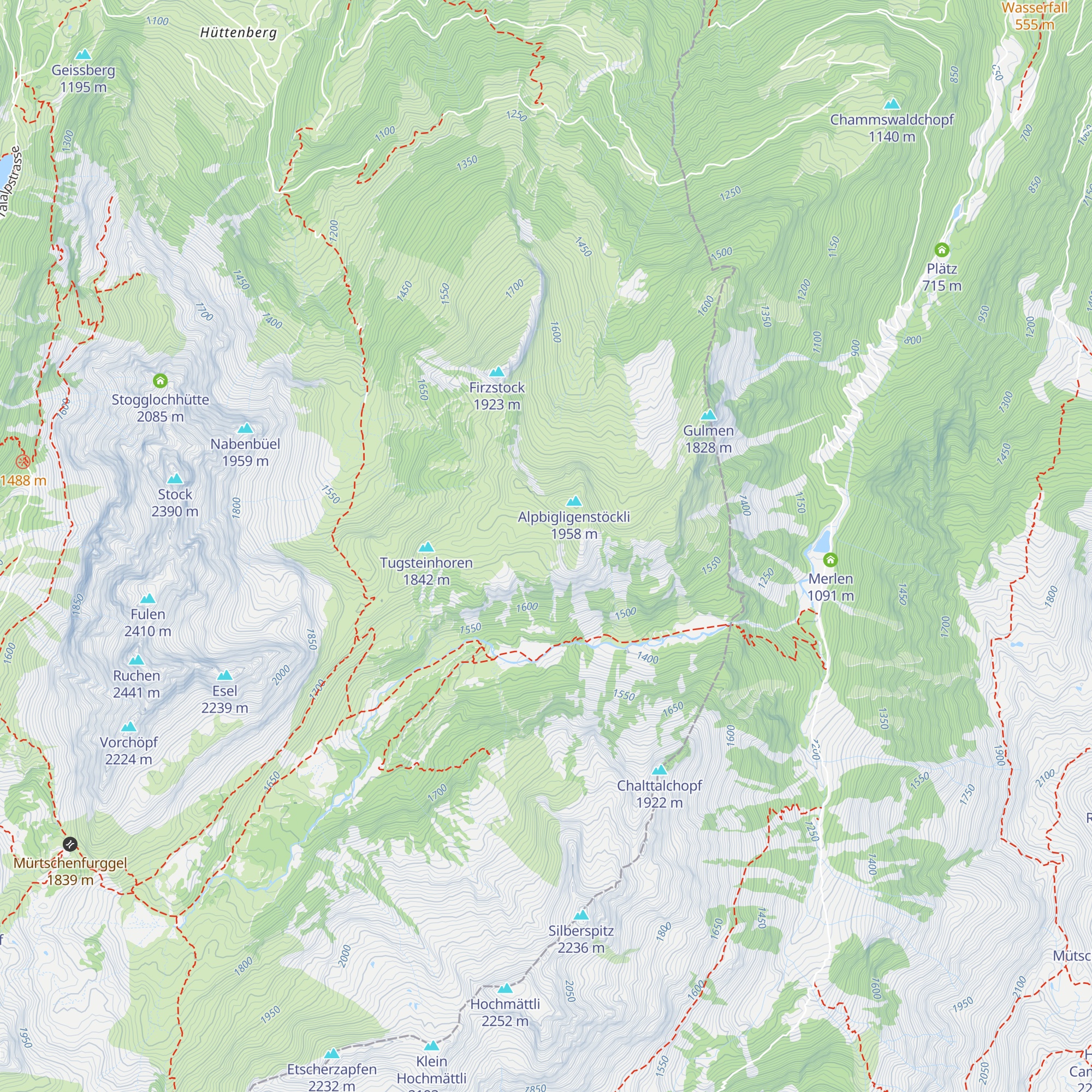 Gsponlauihütte map