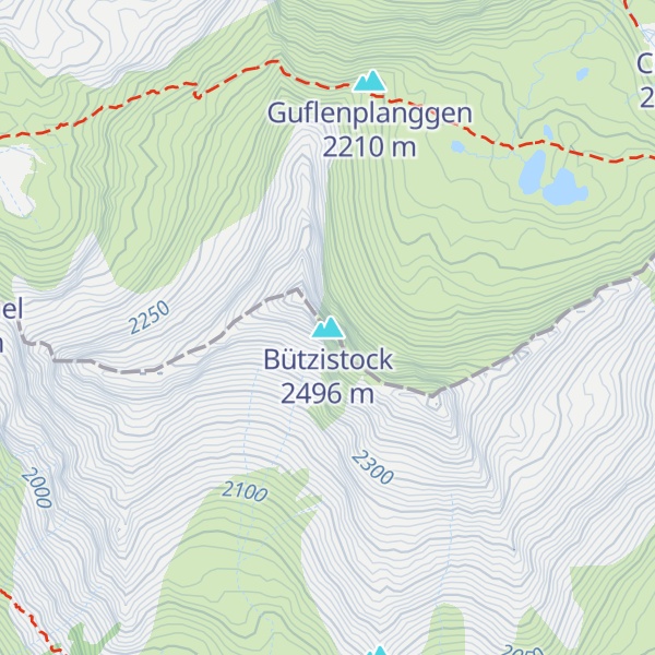 Map of Bützistock