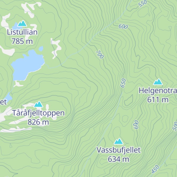 Map of Gjermundshaug