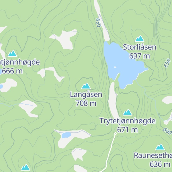 Map of Langåsen
