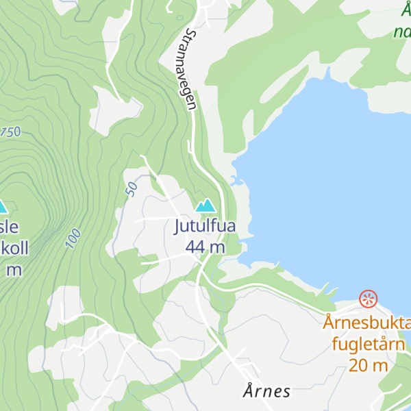 Map of Jutulfua