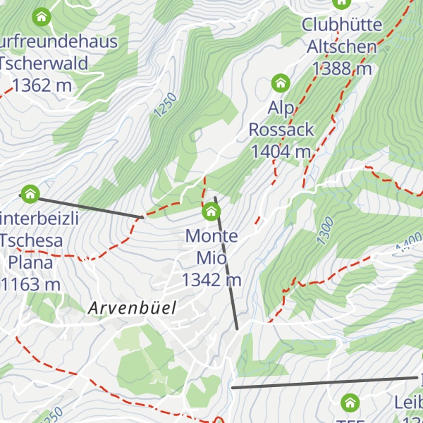 Map of Monte Mio