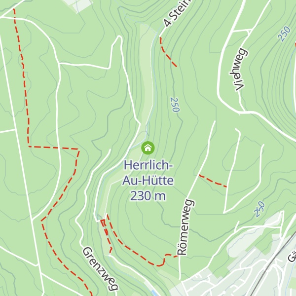 Map of Herrlich-Au-Hütte