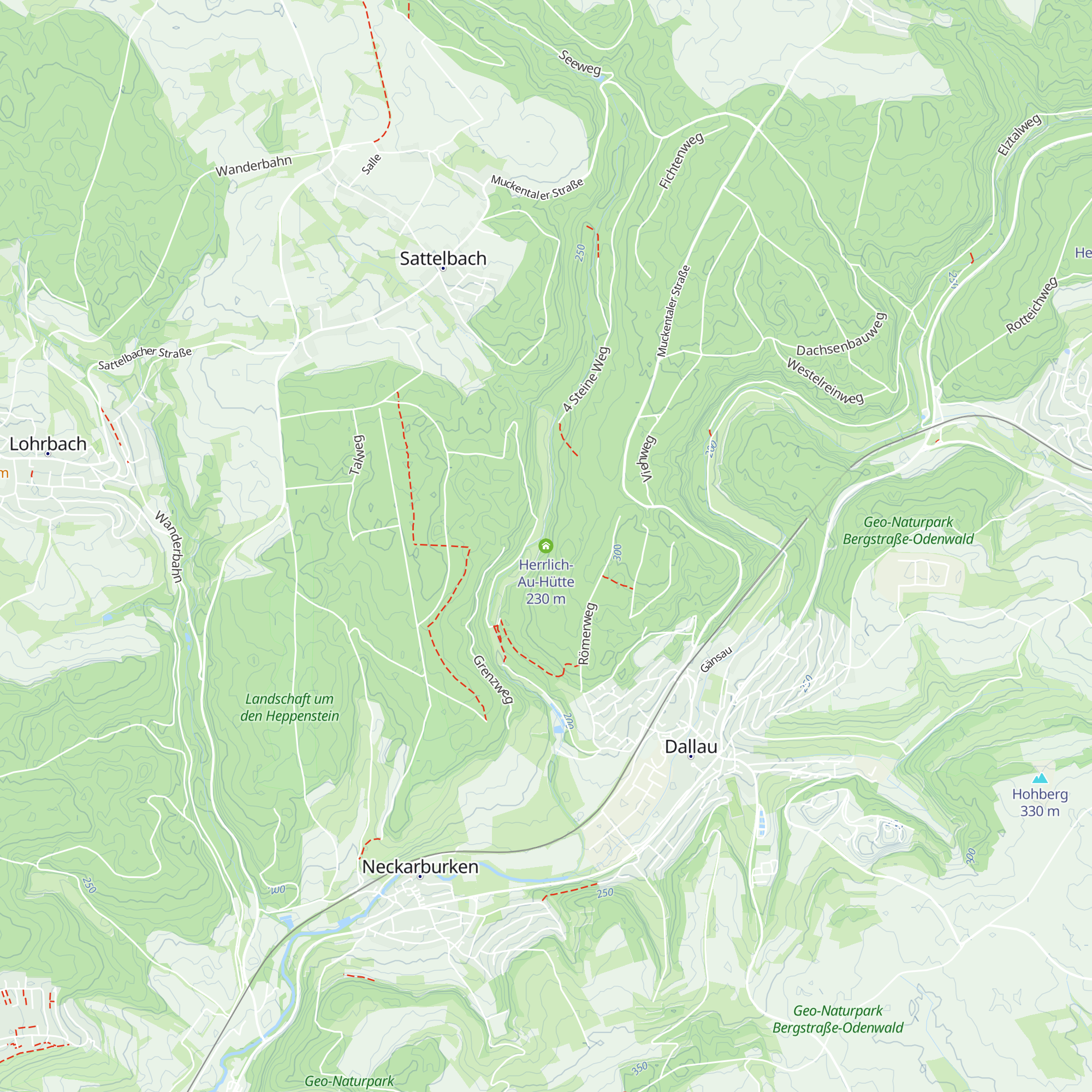 Herrlich-Au-Hütte map