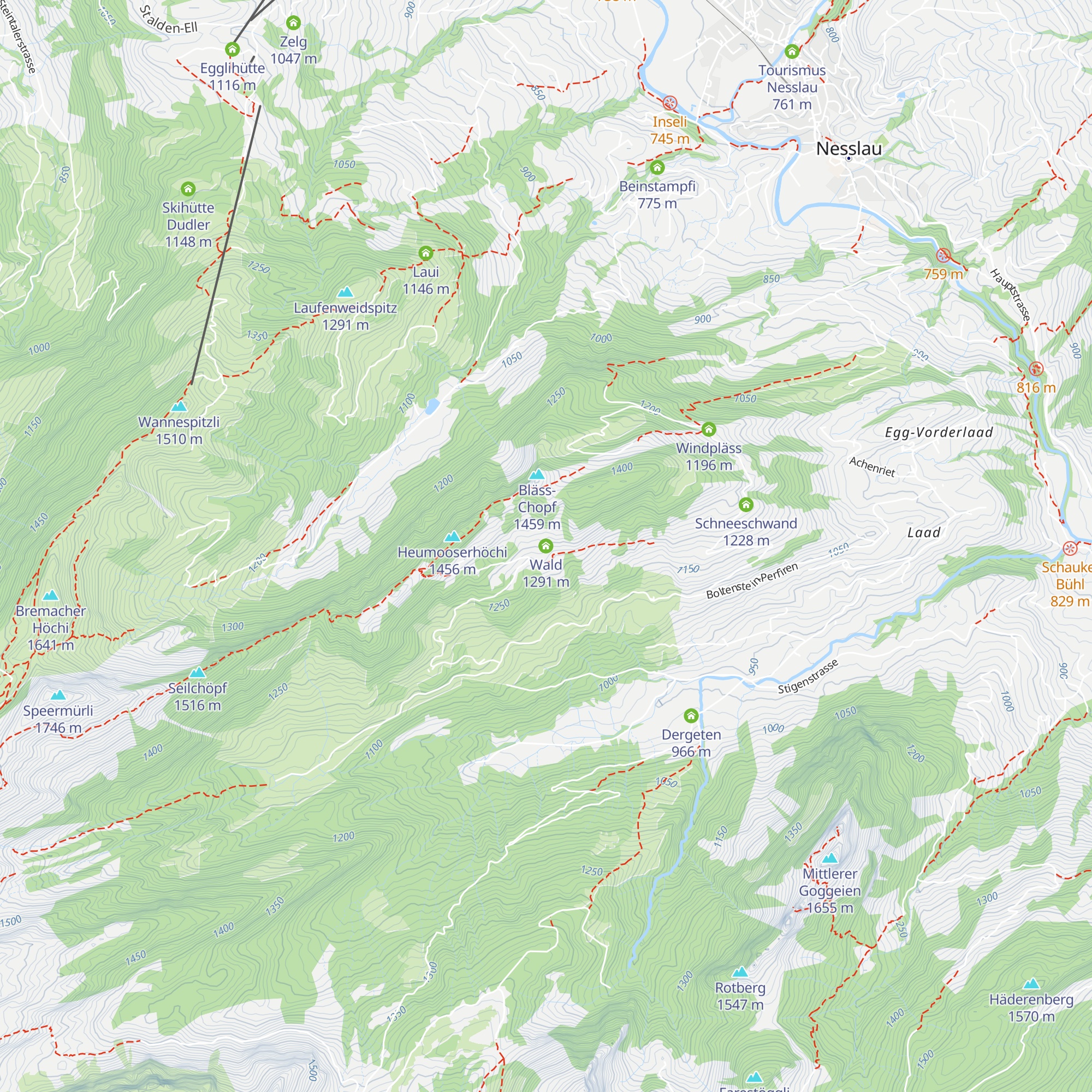 Wald map