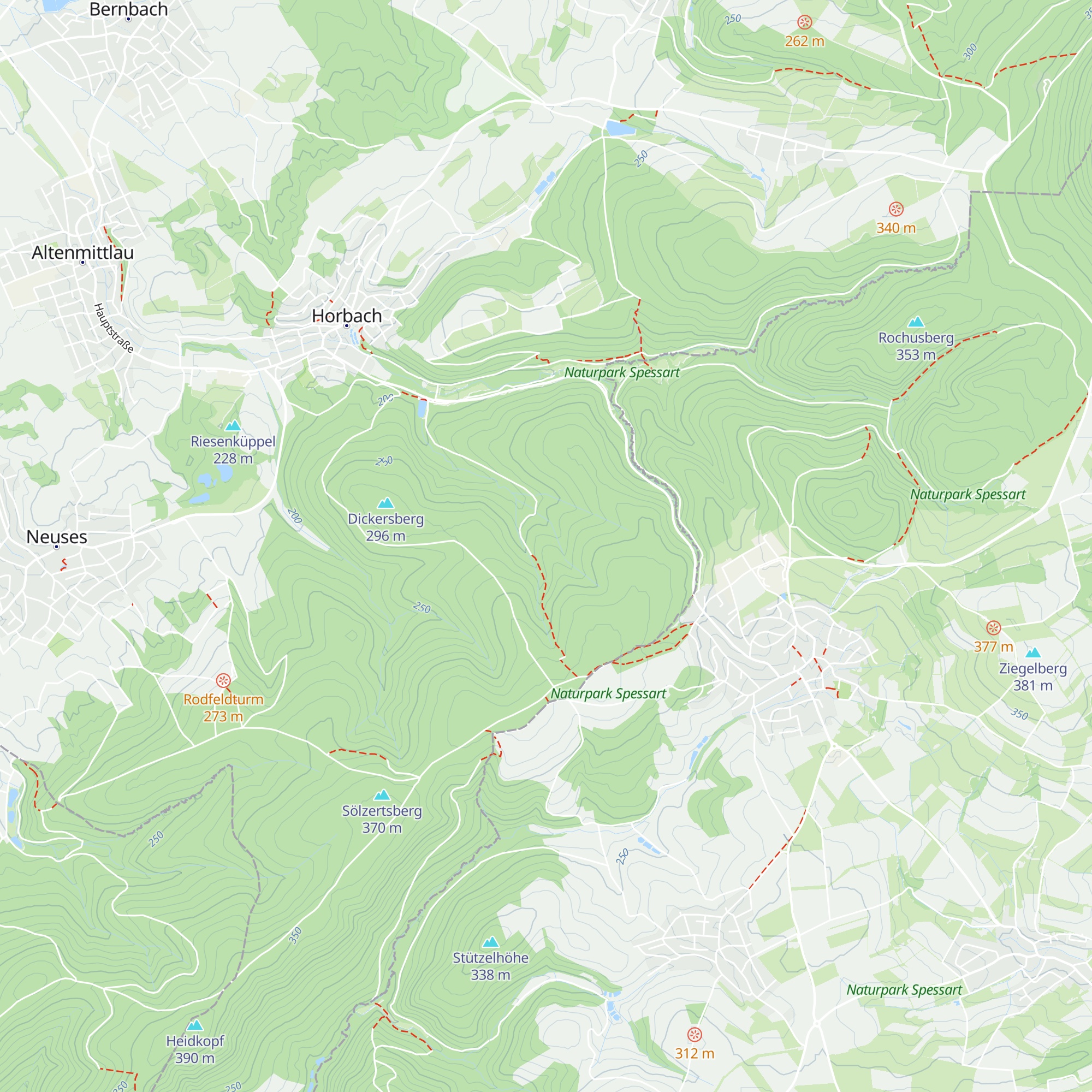Altenmittlauer Jagdhütte map