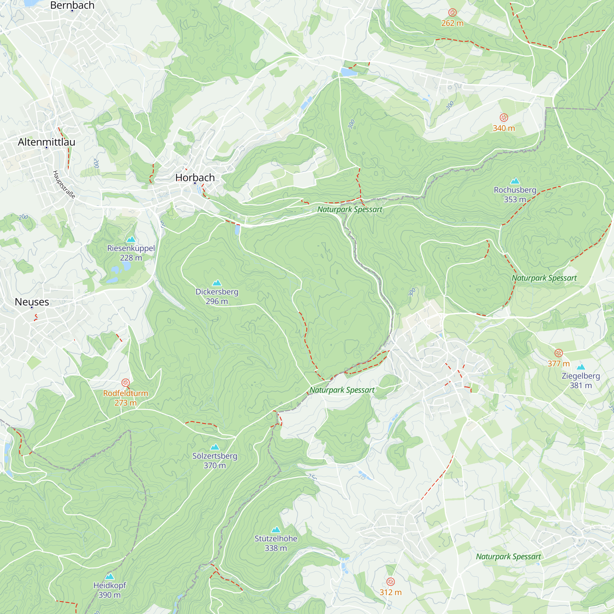 Altenmittlauer Jagdhütte map