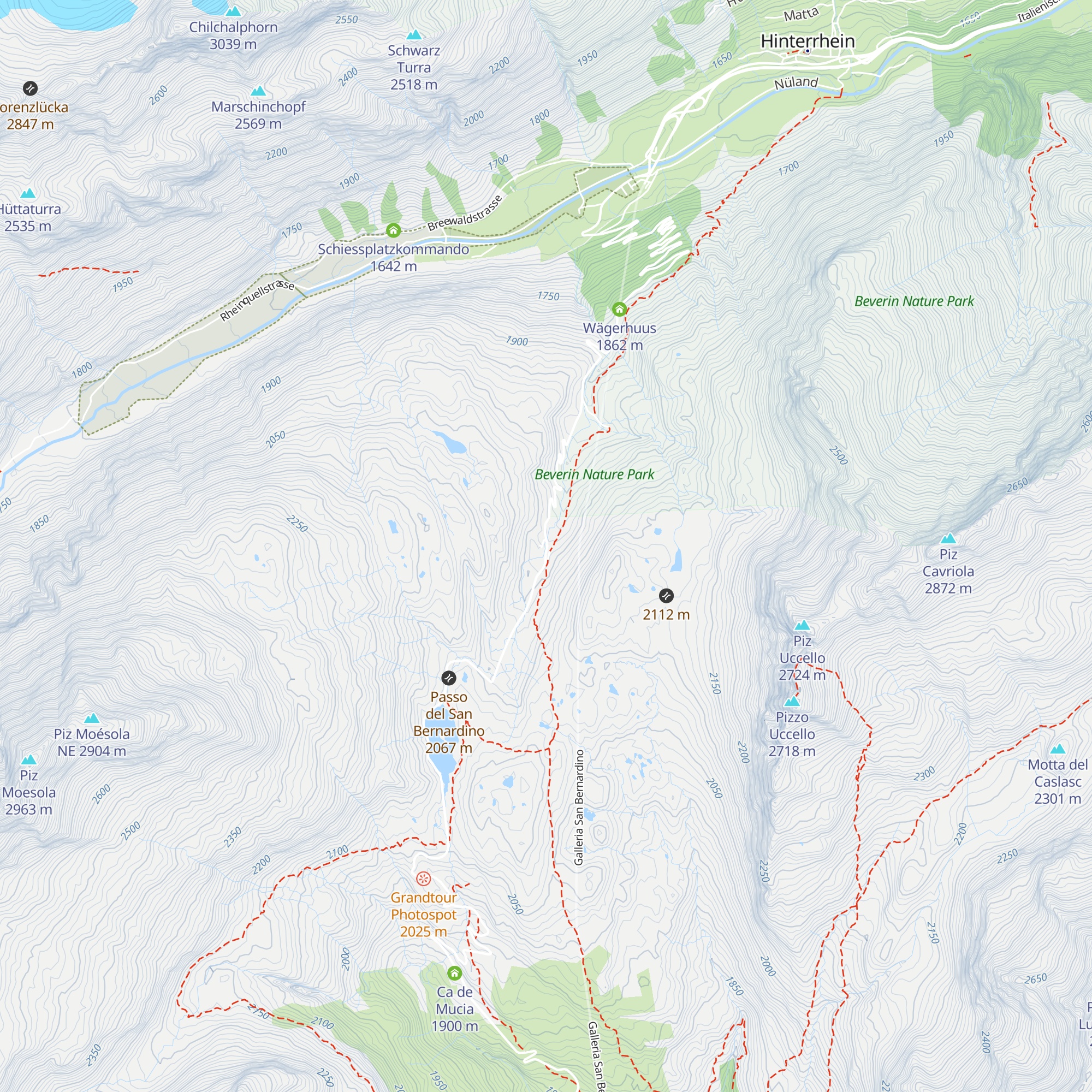 Villa Thöni map