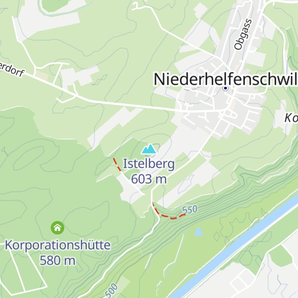 Map of Istelberg