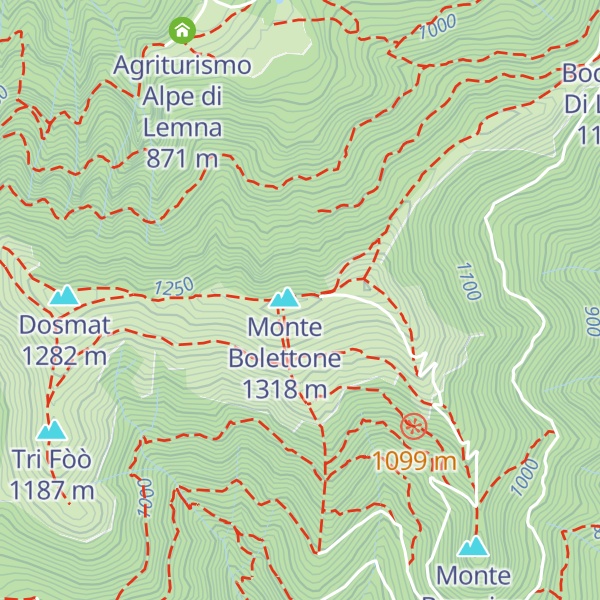 Map of Rifugio Bolettone