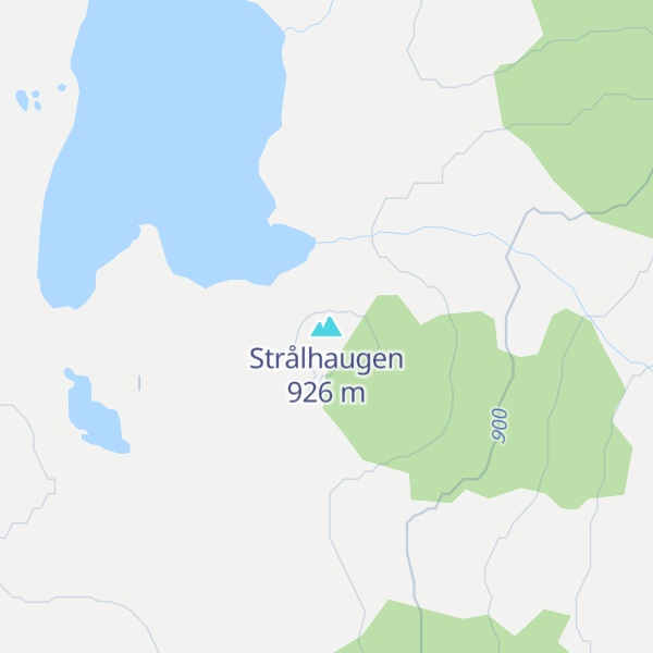 Map of Strålhaugen