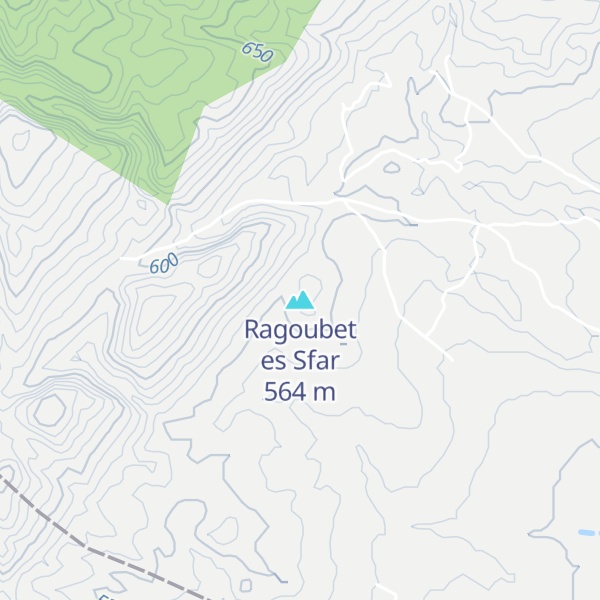 Map of Ragoubet es Sfar