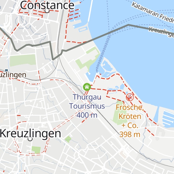 Map of Thurgau Tourismus