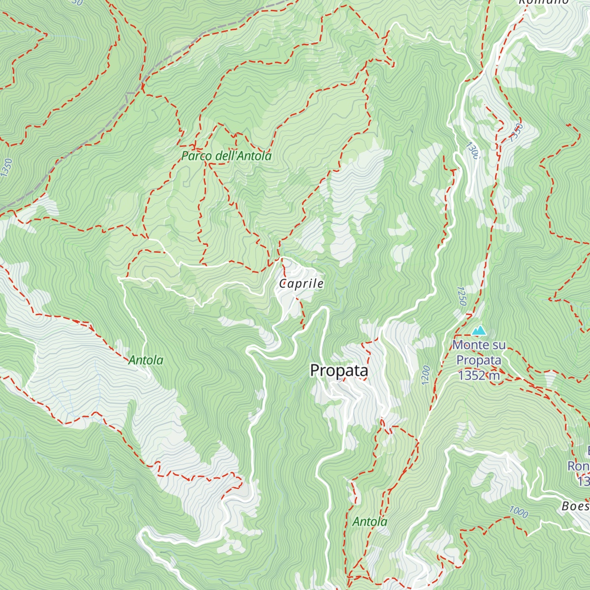 Rifugio Escursionistico Al Poggio di Caprile map