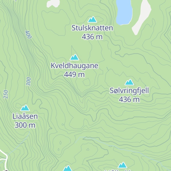 Map of Bukkedalsknatten