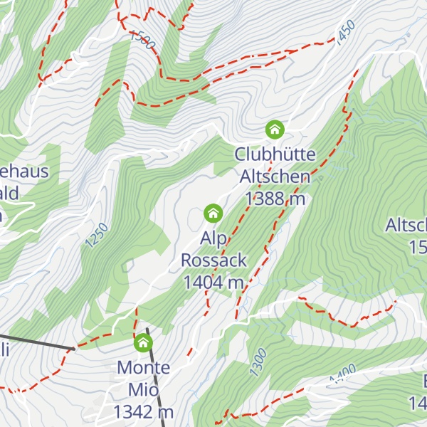 Map of Alp Rossack