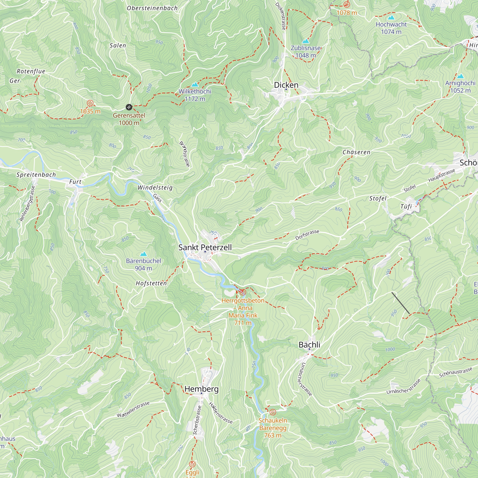 Herrenweid map