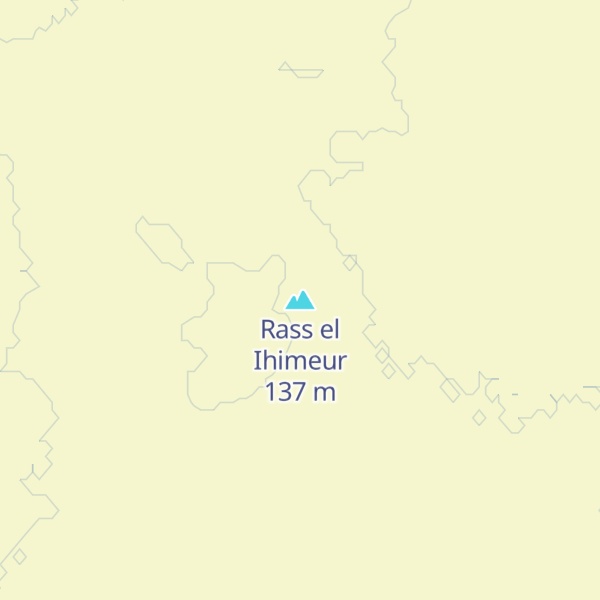 Map of Rass el Ihimeur