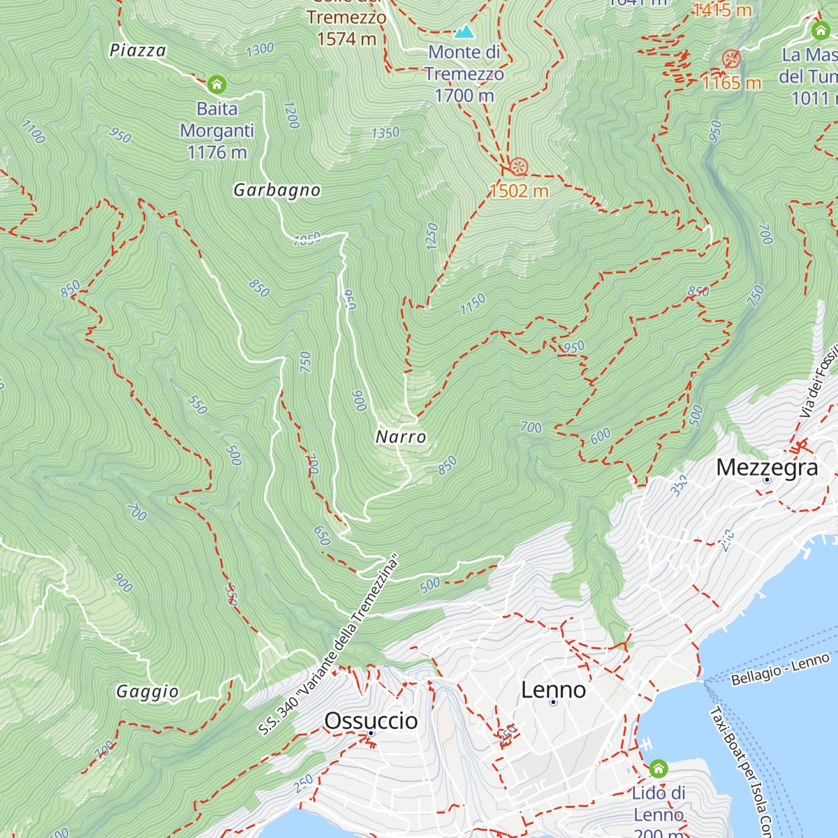 Baita della Croce map