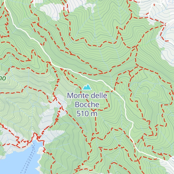 Map of Monte delle Bocche
